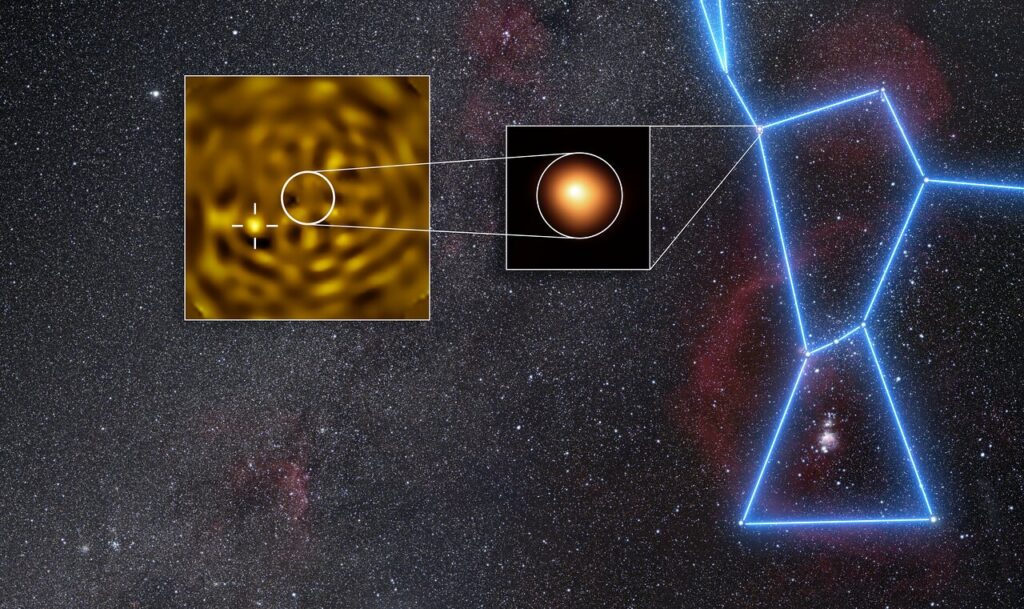 Betelgeuse'e eşlik eden yıldız görüntülendi